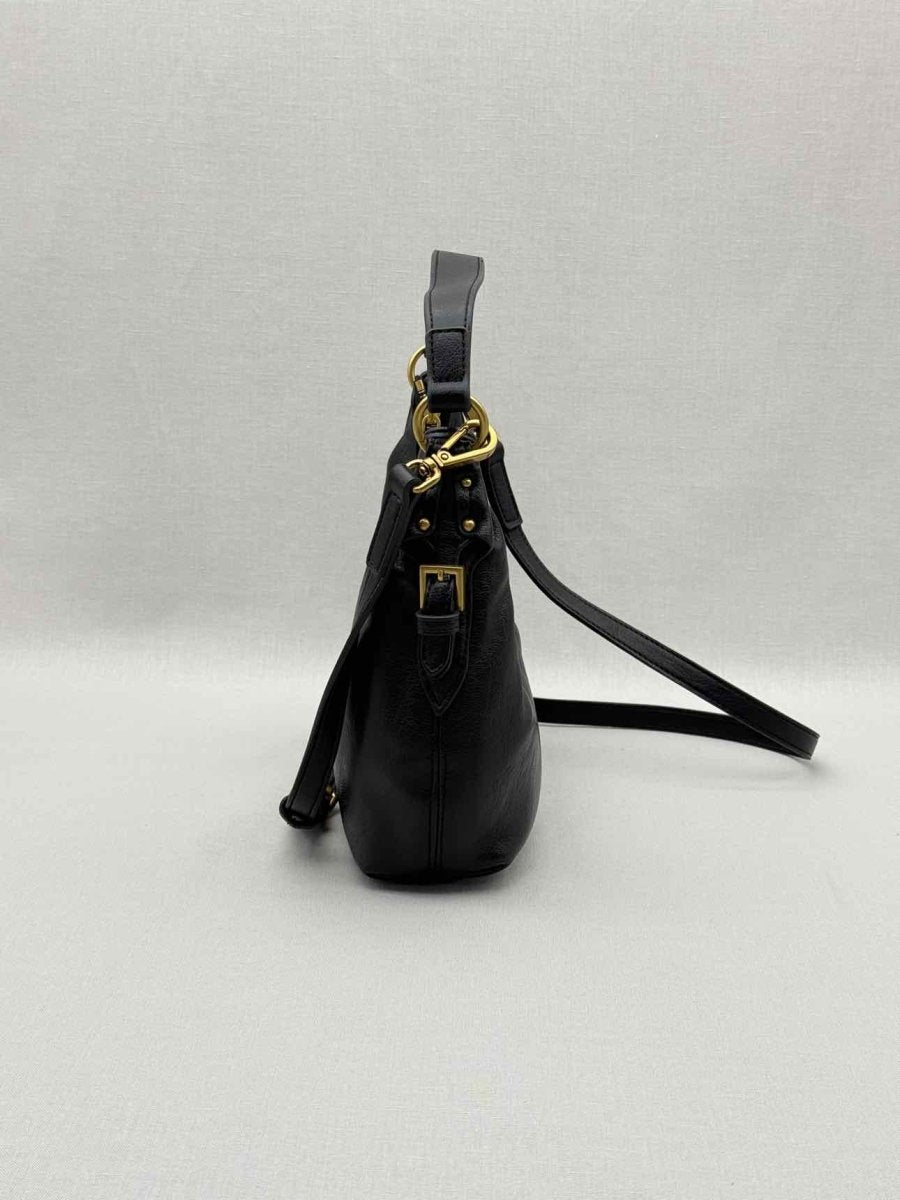 Pre - loved LOVE MOSCHINO Black Hobo bag at Reems Closet