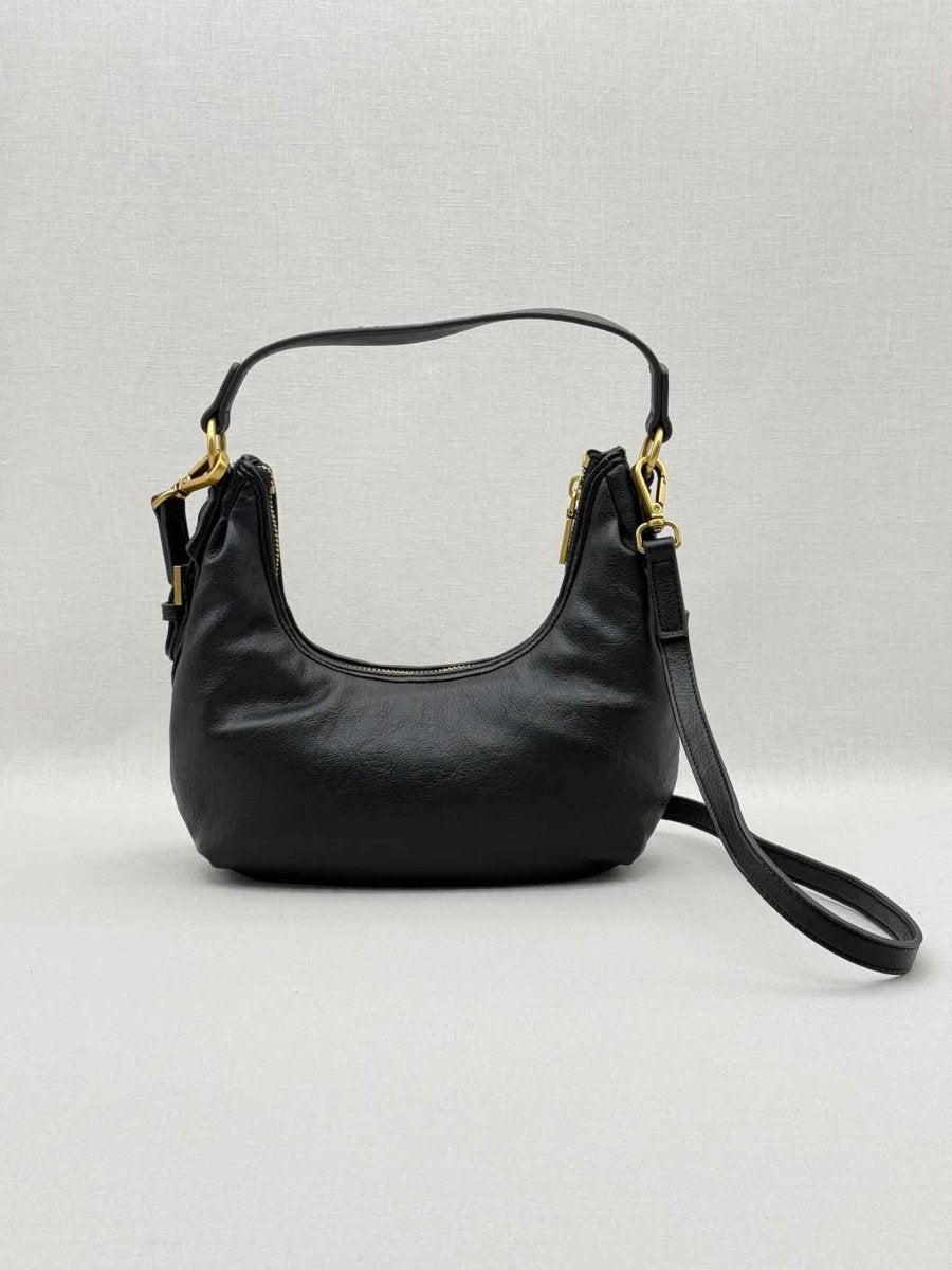 Pre - loved LOVE MOSCHINO Black Hobo bag at Reems Closet