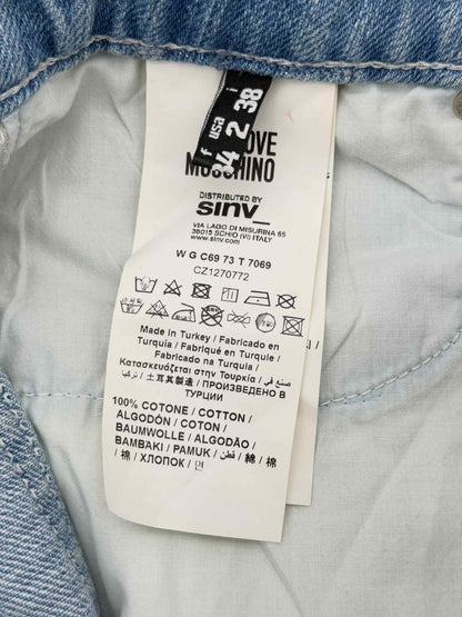 Pre - loved LOVE MOSCHINO Metallic Green Size US 2 Outfit Set at Reems Closet