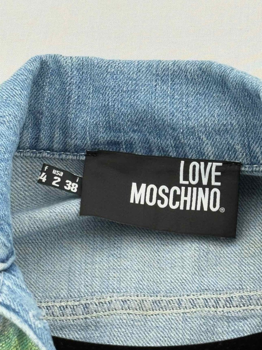 Pre - loved LOVE MOSCHINO Metallic Green Size US 2 Outfit Set at Reems Closet