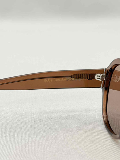 Pre-loved LU GOLDIE Brown Sunglasses at Reems Closet