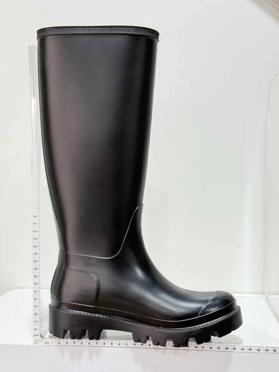 Pre - loved LUISA SPAGNOLI Black Size EU 38 Rain Boots at Reems Closet