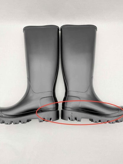 Pre - loved LUISA SPAGNOLI Black Size EU 38 Rain Boots at Reems Closet