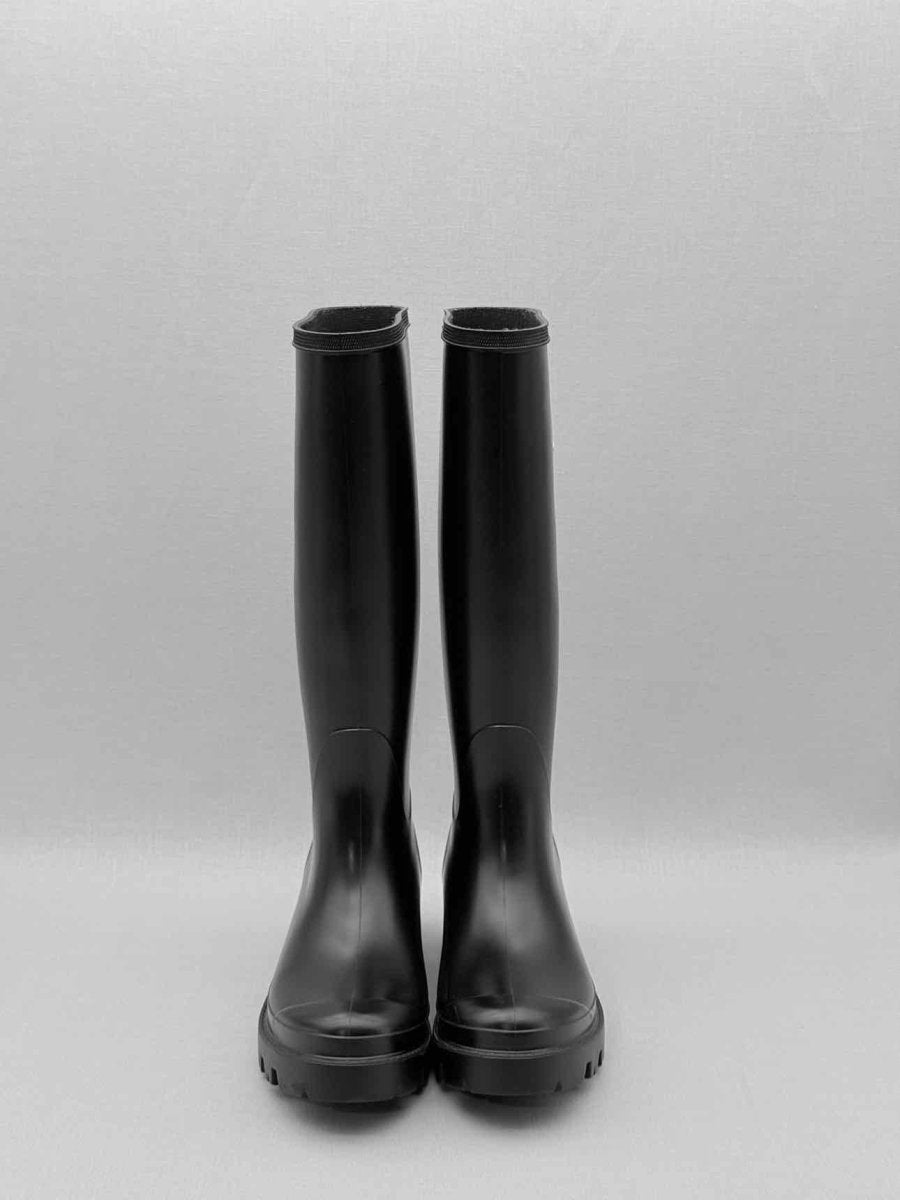 Pre - loved LUISA SPAGNOLI Black Size EU 38 Rain Boots at Reems Closet
