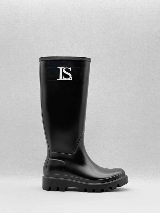 Pre - loved LUISA SPAGNOLI Black Size EU 38 Rain Boots at Reems Closet