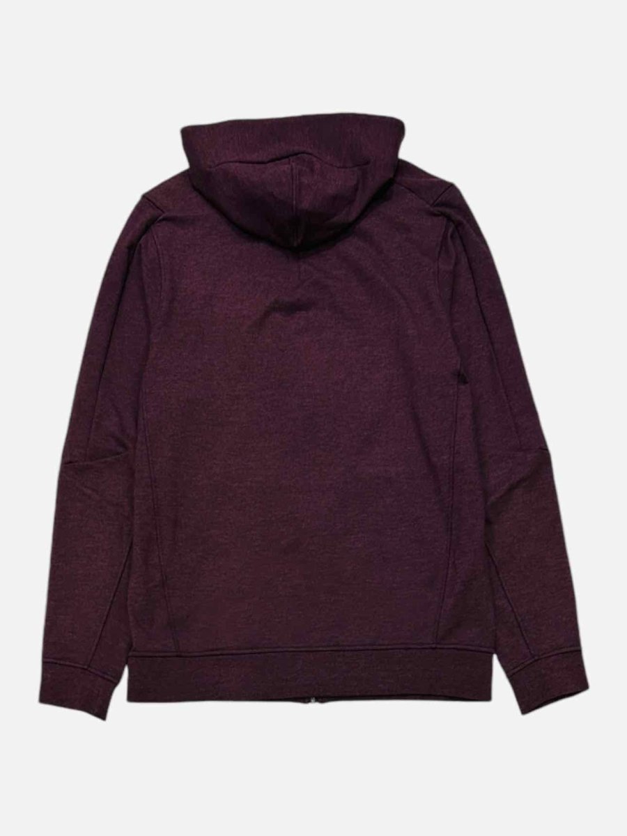 Pre - loved LULU LEMON Hoodie Burgundy Jacket at Reems Closet