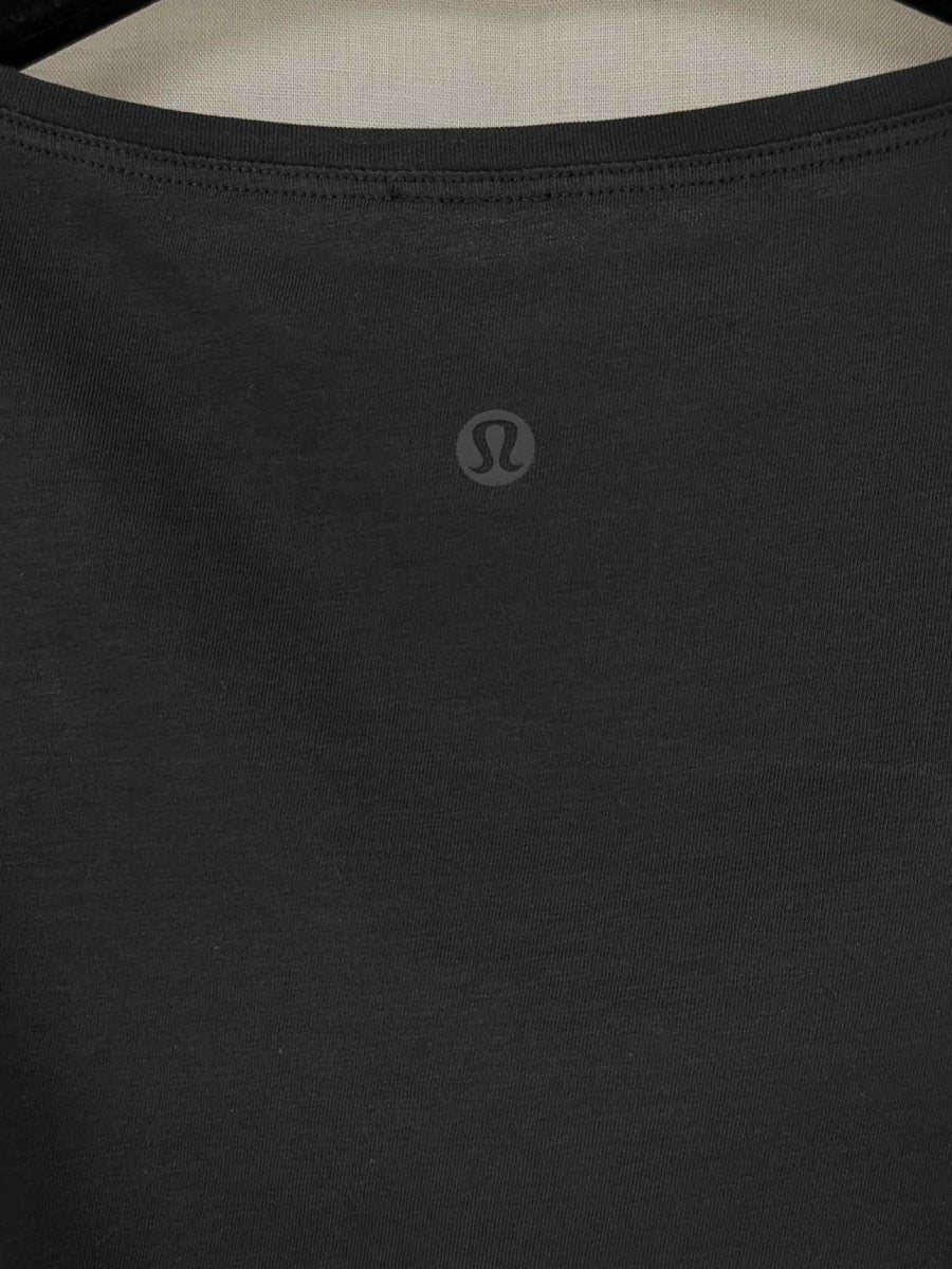 Pre - loved LULULEMON Black Top at Reems Closet
