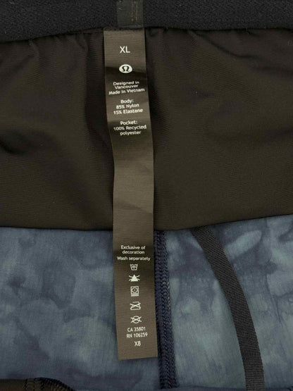 Pre - loved LULULEMON Blue Printed Size XLarge Pants at Reems Closet