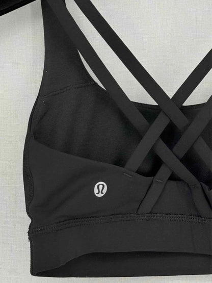Pre-loved LULULEMON Energy Black Bra Top at Reems Closet