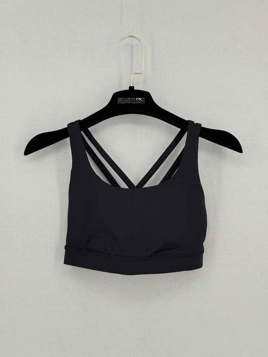 Pre-loved LULULEMON Energy Black Bra Top at Reems Closet