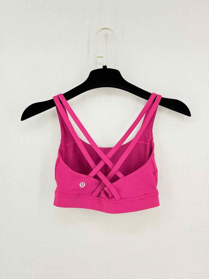 Pre-loved LULULEMON Energy Fuchsia Bra Top at Reems Closet