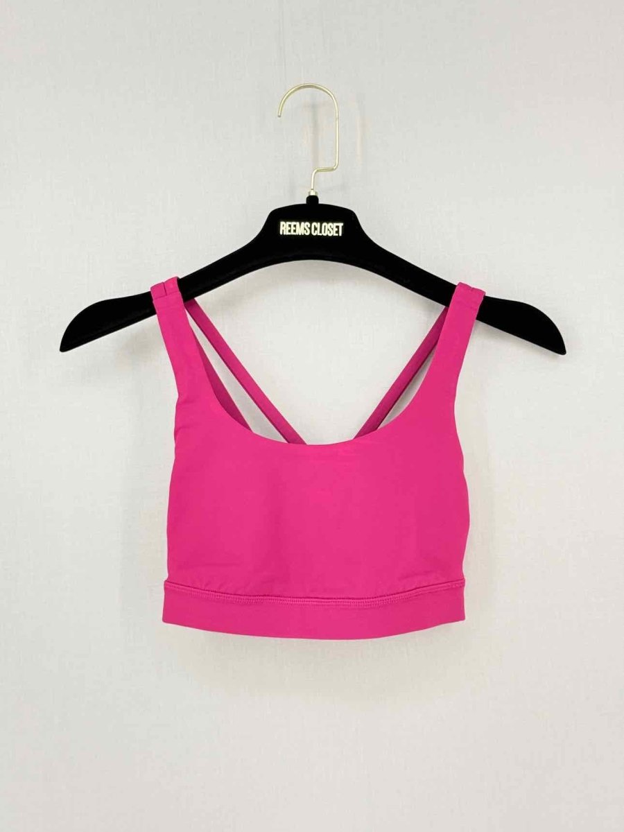 Pre-loved LULULEMON Energy Fuchsia Bra Top at Reems Closet