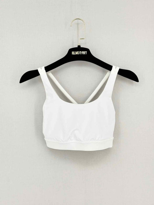 Pre-loved LULULEMON Energy White Bra Top at Reems Closet