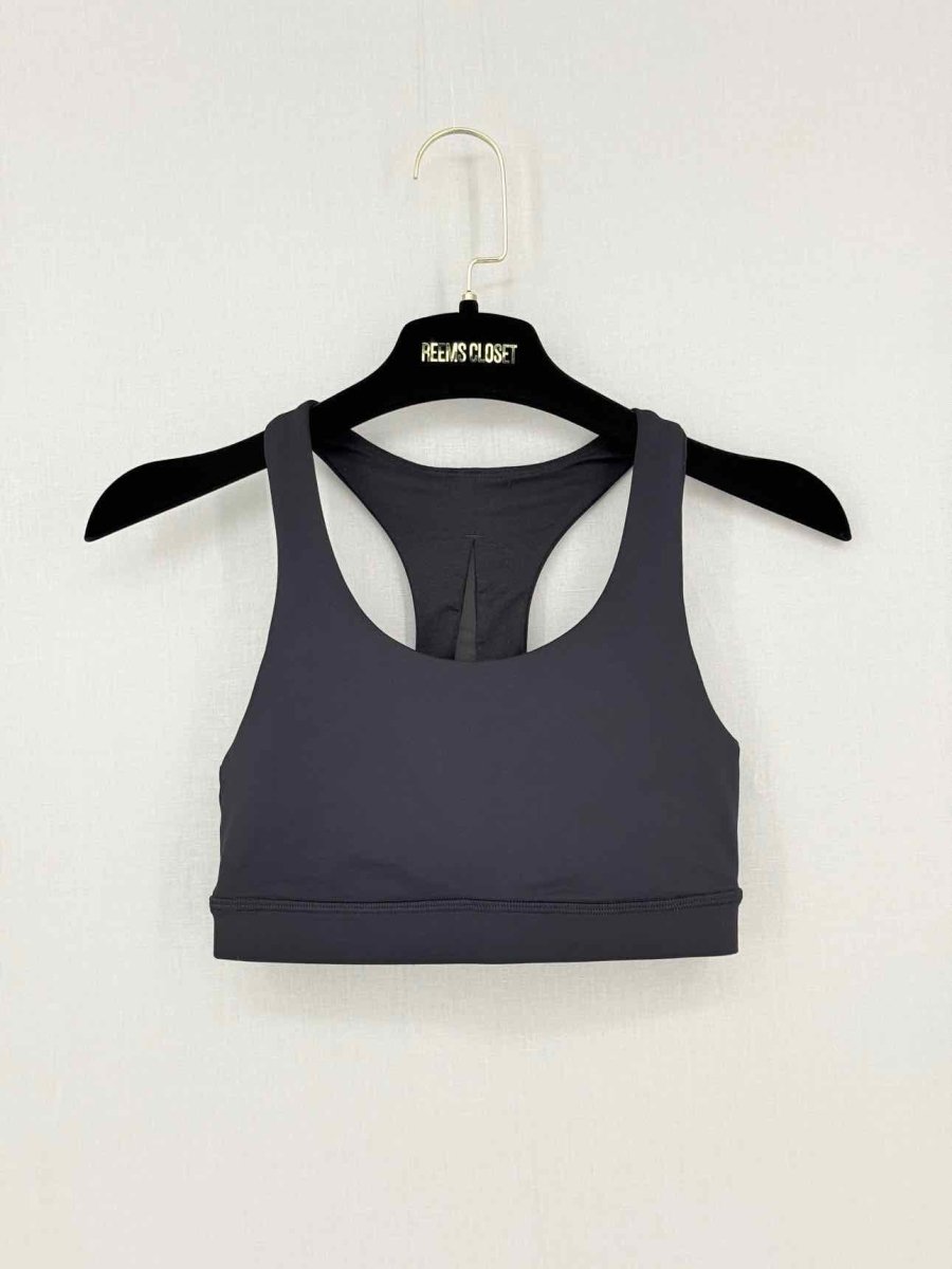 Pre-loved LULULEMON Invigorate Black Bra Top at Reems Closet