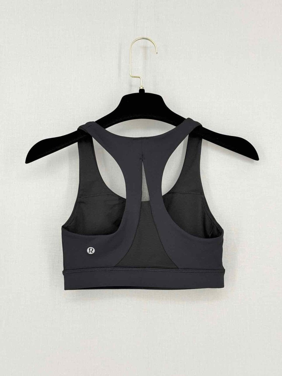 Pre-loved LULULEMON Invigorate Black Bra Top at Reems Closet