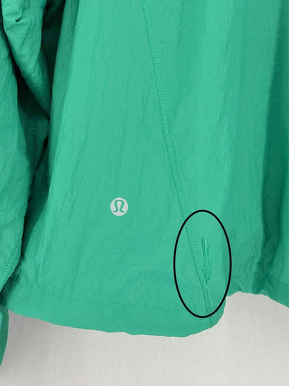 Pre-loved LULULEMON License to Train Green Size Small Jacket at Reems Closet