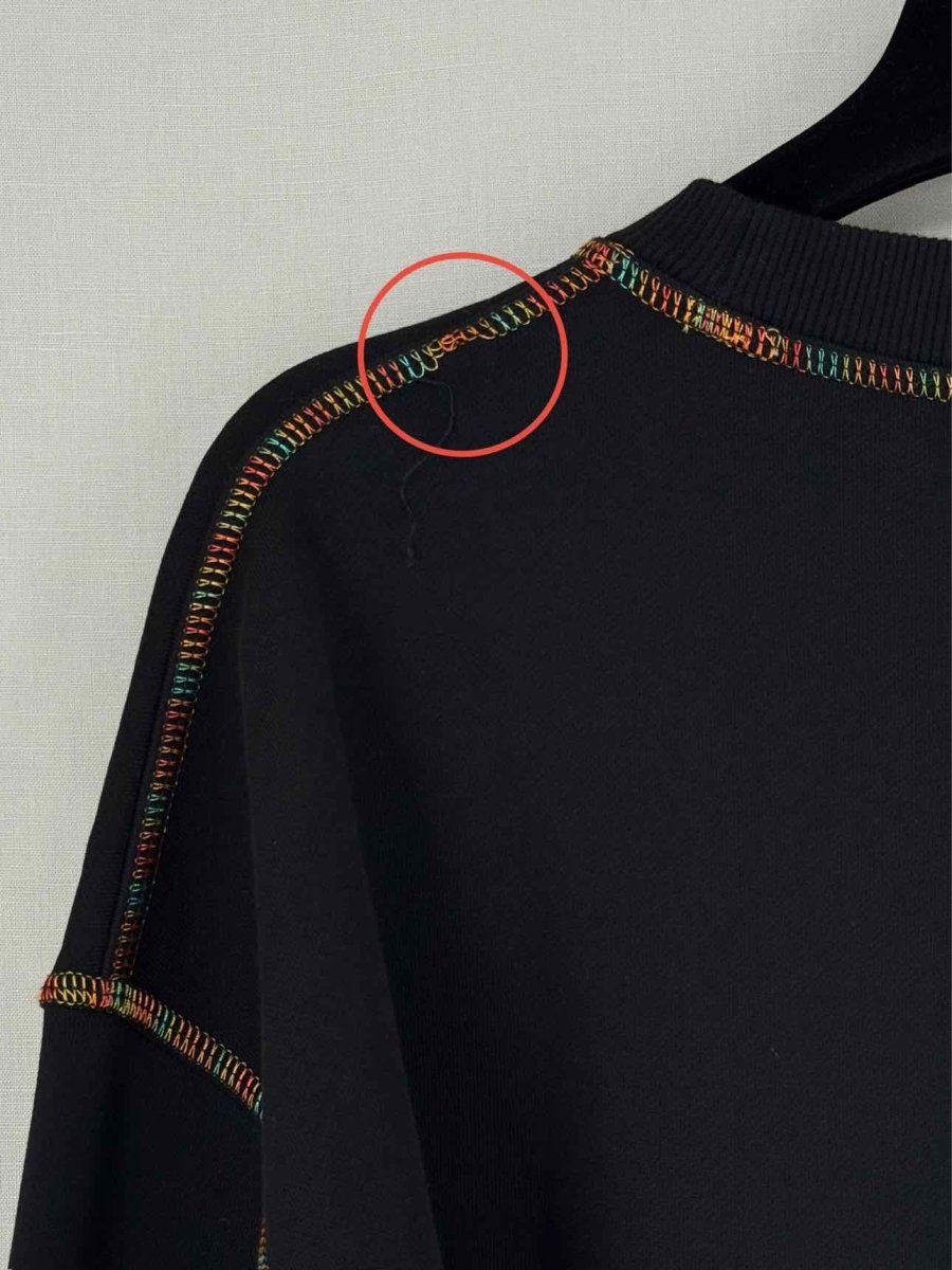 Pre - loved M MISSONI Black Logo Print Size Medium Jumper at Reems Closet