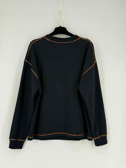 Pre - loved M MISSONI Black Logo Print Size Medium Jumper at Reems Closet