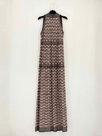 Pre-loved M MISSONI Black Multicolor Size US 10 Long Dress at Reems Closet