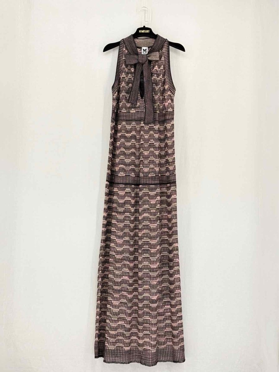 Pre-loved M MISSONI Black Multicolor Size US 10 Long Dress at Reems Closet