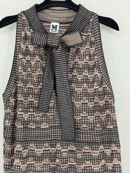 Pre-loved M MISSONI Black Multicolor Size US 10 Long Dress at Reems Closet