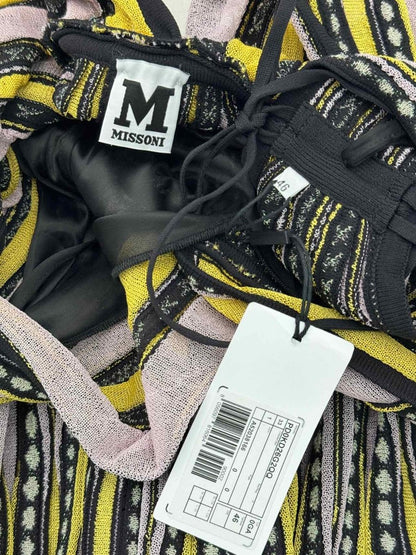 Pre-loved M MISSONI Black Multicolor Size US 10 Midi Dress at Reems Closet