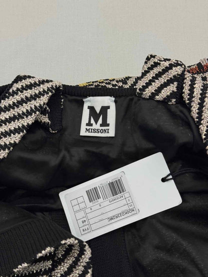 Pre-loved M MISSONI Black Multicolor Size US 12 Midi Dress at Reems Closet
