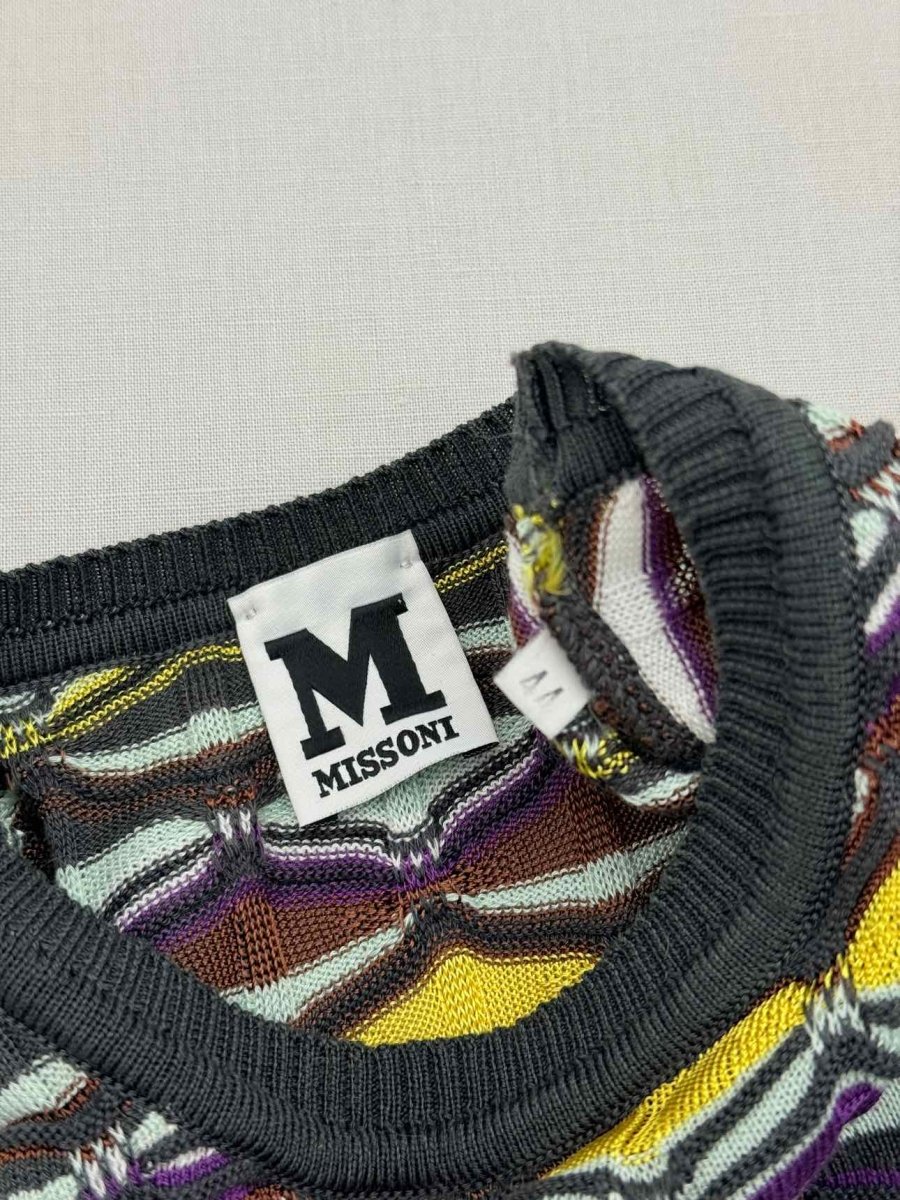 Pre-loved M MISSONI Black Multicolor Size US 6/8 Twinset at Reems Closet
