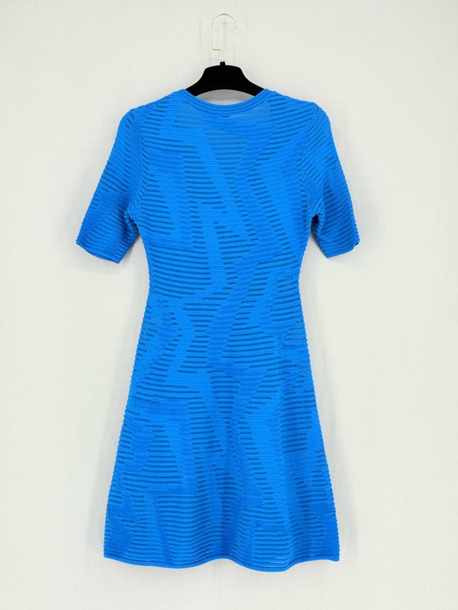 Pre - loved M MISSONI Blue Size US 4 Short Dress at Reems Closet