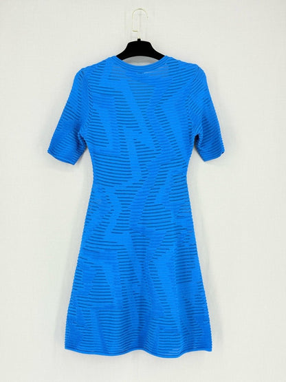 Pre - loved M MISSONI Blue Size US 4 Short Dress at Reems Closet