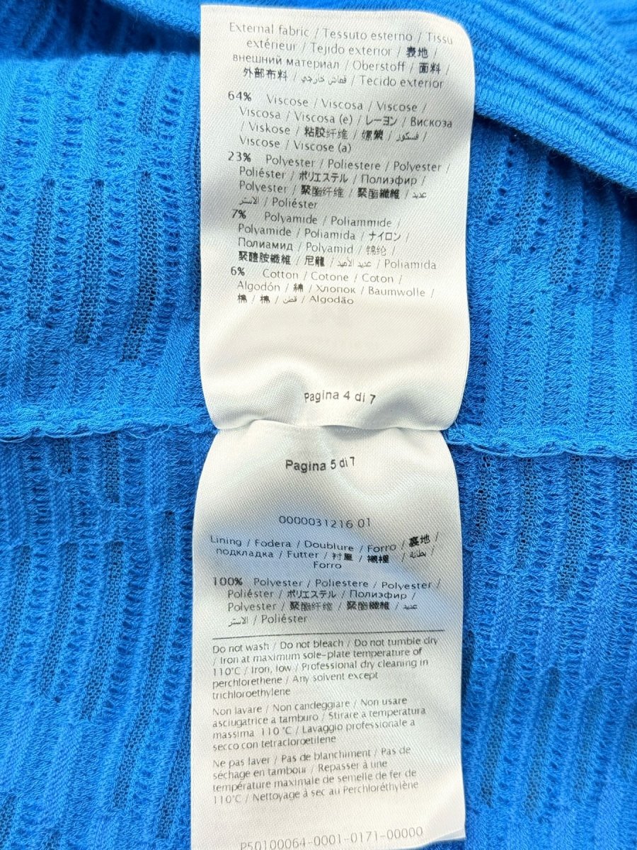 Pre - loved M MISSONI Blue Size US 4 Short Dress at Reems Closet