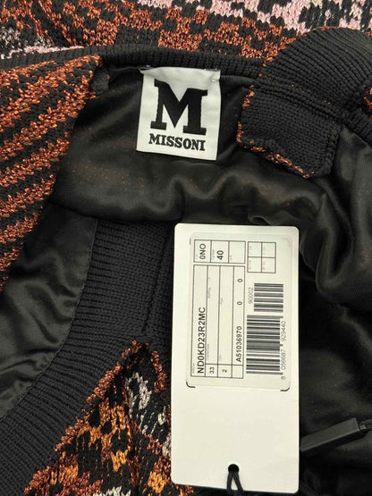 Pre-loved M MISSONI Brown Multicolor Size US 4 Midi Dress at Reems Closet