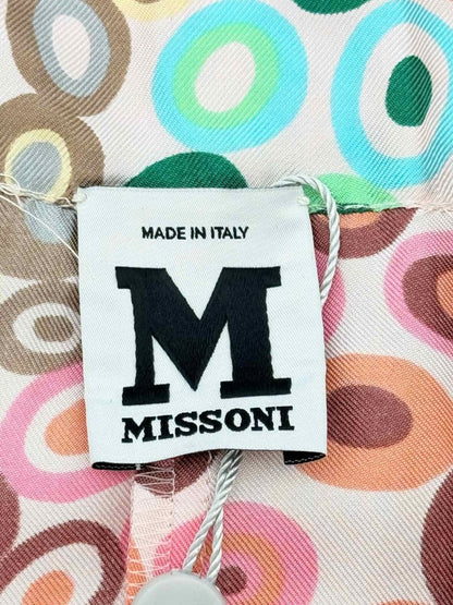 Pre - loved M MISSONI Embroidered Multicolor Size US 4 Short Dress at Reems Closet