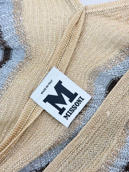 Pre-loved M MISSONI Gold Multicolor Zigzag Size US 6/4 Outfit Set at Reems Closet