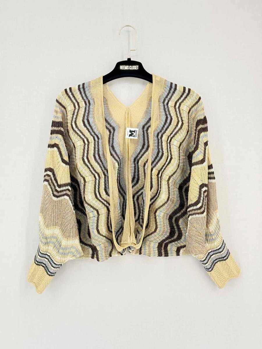 Pre-loved M MISSONI Gold Multicolor Zigzag Size US 6/4 Outfit Set at Reems Closet