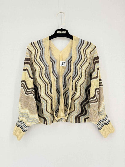 Pre-loved M MISSONI Gold Multicolor Zigzag Size US 6/4 Outfit Set at Reems Closet