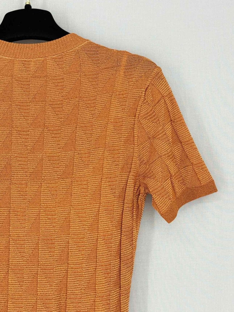 Pre - loved M MISSONI Orange Size XSmall Short Dress at Reems Closet