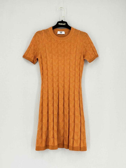 Pre - loved M MISSONI Orange Size XSmall Short Dress at Reems Closet