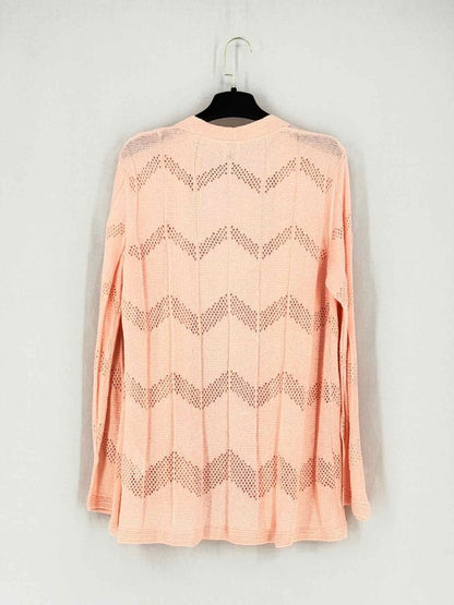 Pre - loved M MISSONI Peach Wavy 2 PC Top at Reems Closet
