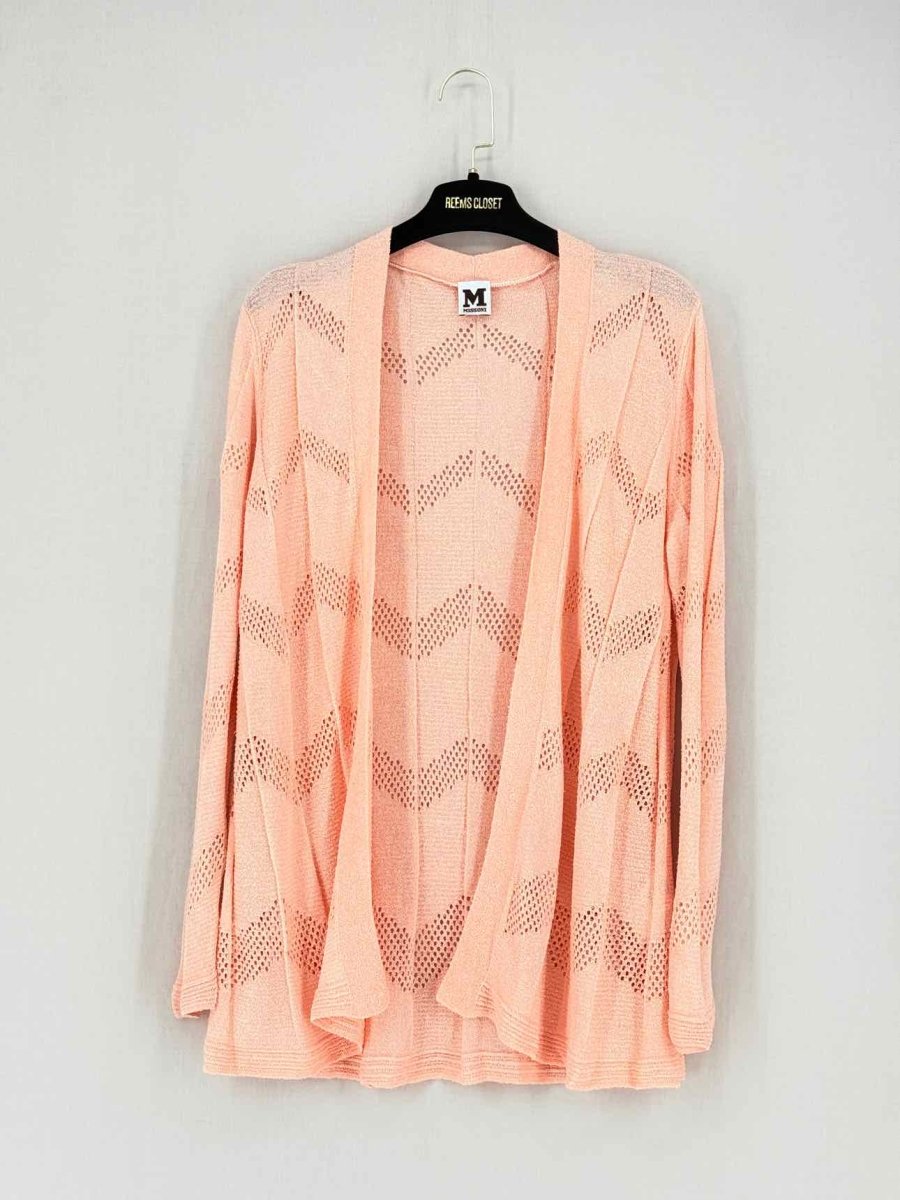 Pre - loved M MISSONI Peach Wavy 2 PC Top at Reems Closet