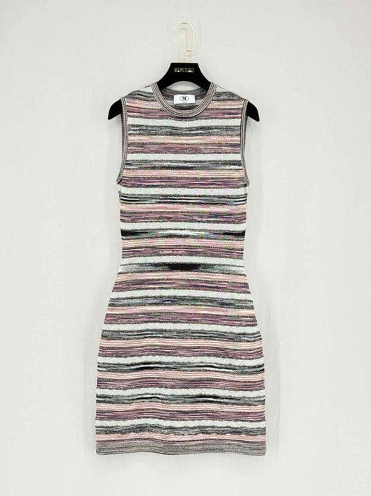 Pre - loved M MISSONI Pink Multicolor Size Small Short Dress at Reems Closet