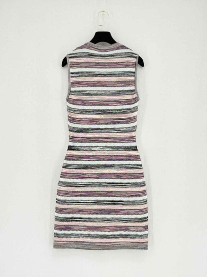 Pre - loved M MISSONI Pink Multicolor Size Small Short Dress at Reems Closet