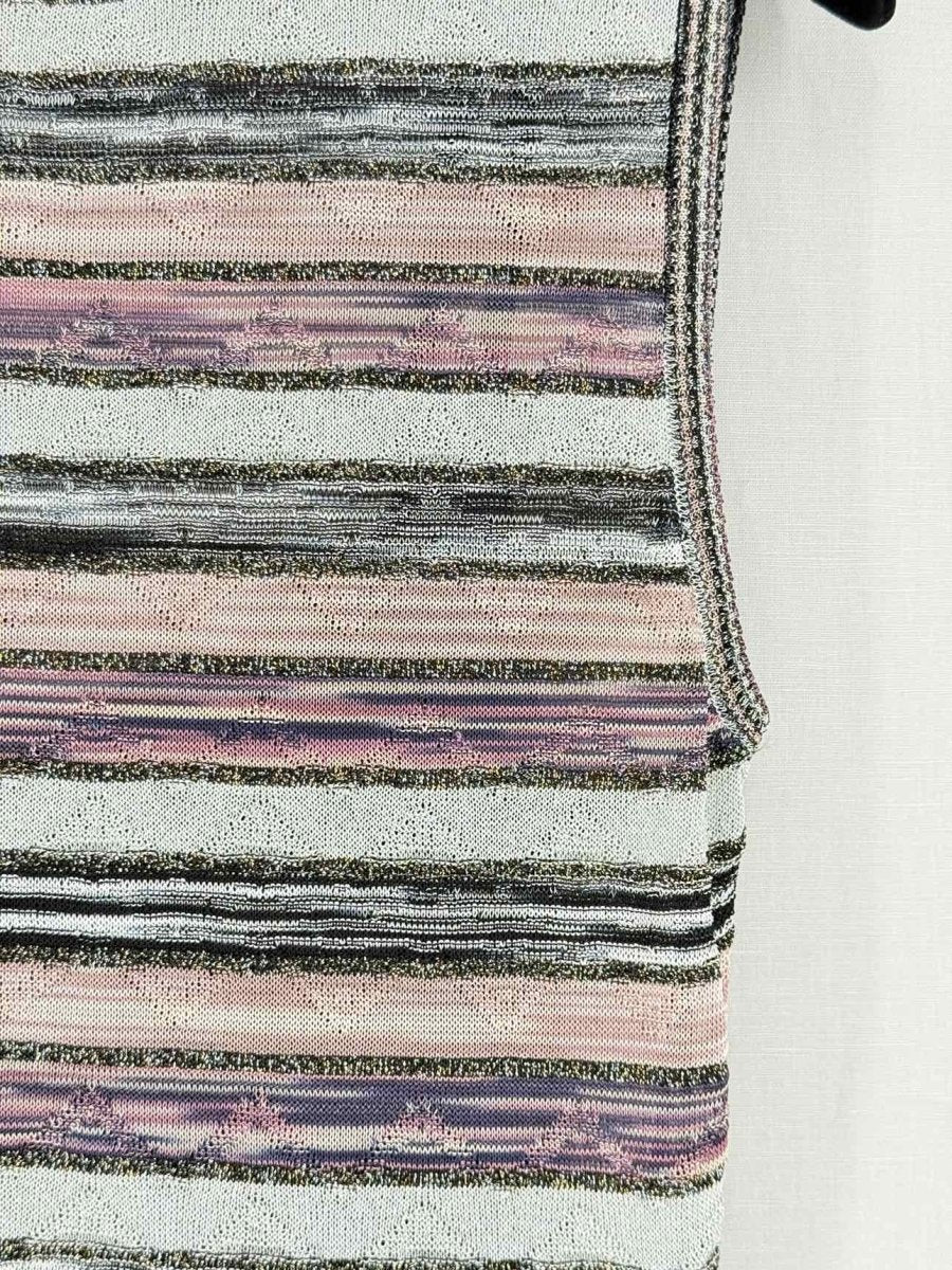 Pre - loved M MISSONI Pink Multicolor Size Small Short Dress at Reems Closet