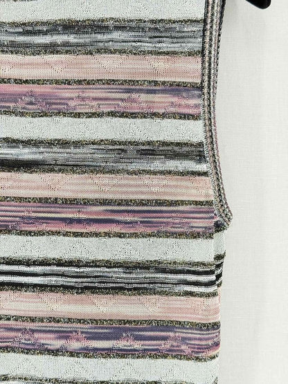 Pre - loved M MISSONI Pink Multicolor Size Small Short Dress at Reems Closet