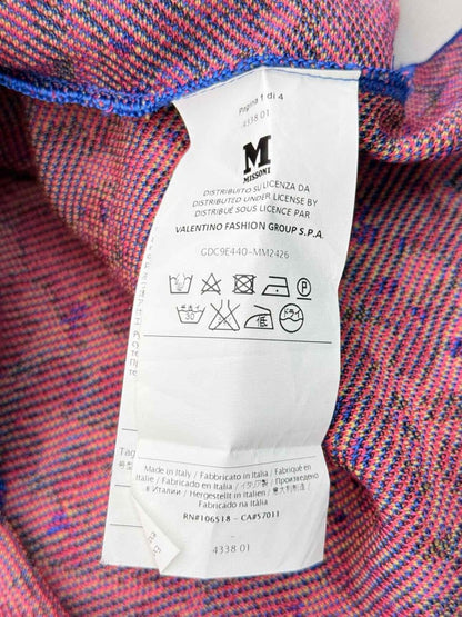 Pre-loved M MISSONI Pink Multicolor Size US 4 Knee Length Skirt at Reems Closet