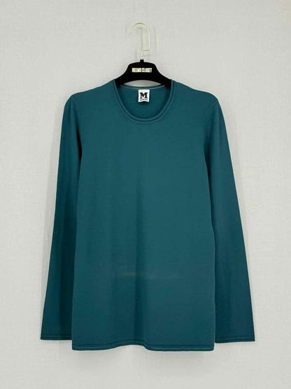 Pre-loved M MISSONI Teal Blue Size US 12 Sweatshirt at Reems Closet