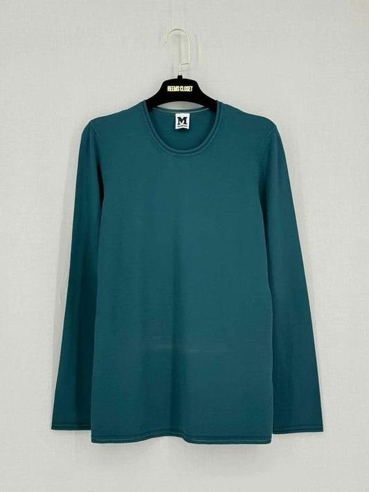 Pre-loved M MISSONI Teal Blue Size US 12 Sweatshirt at Reems Closet