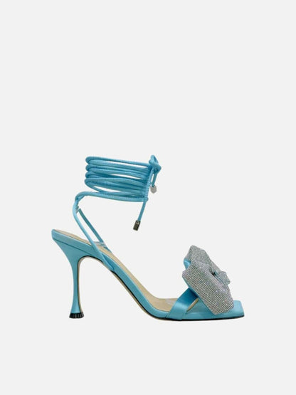 Pre - loved MACH & MACH Blue Size EU 39.5 Heeled Sandals at Reems Closet