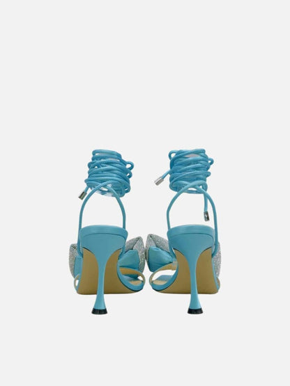 Pre - loved MACH & MACH Blue Size EU 39.5 Heeled Sandals at Reems Closet