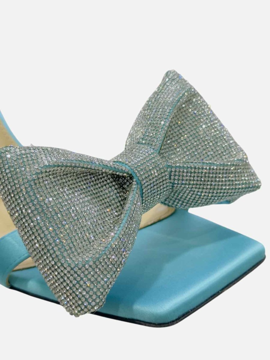 Pre - loved MACH & MACH Blue Size EU 39.5 Heeled Sandals at Reems Closet